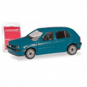 Herpa 012355-009 Herpa MiniKit. VW Golf III, blue turquaise