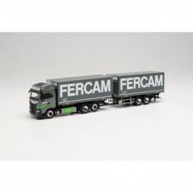 Herpa 314756 Iveco S-Way LNG interchangeable box truck trailer "Fercam" (Italien Bozen)