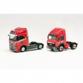 Herpa 314930 Set Iveco S-Way & Iveco Turbo Star Tractors "Turbo Star Edition"
