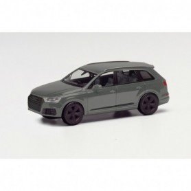 Herpa 420969 Audi Q7, nardo grey, black rims