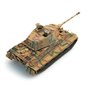 Artitec 38719CM Tanks Tiger II (Henschel) med zimmerit, yellow camouflage