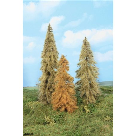 Heki 2177 Lärkträd i höstfärger 3 st, 18 - 24 cm höga