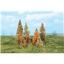 Heki 2178 Lärkträd i höstfärger 7 st, 7 - 11 cm höga