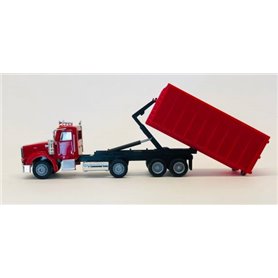 Promotex 6605 Peterbilt 367 Roll-Off Dump Red Or White Dump Box