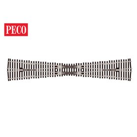 Peco SL-U8364 Diamant Korsning, vinkel 9,5°, längd 305,7 mm