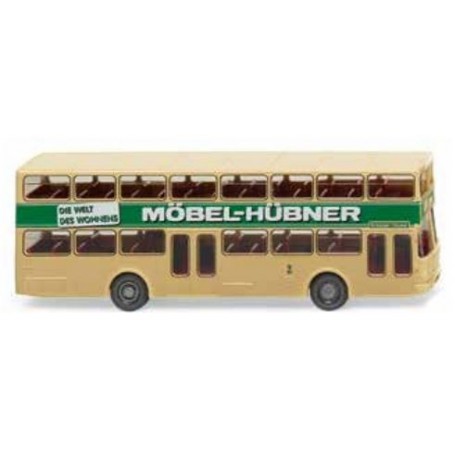 Wiking 73004 Double-decker bus (MAN SD 200) "Möbel Hübner"
