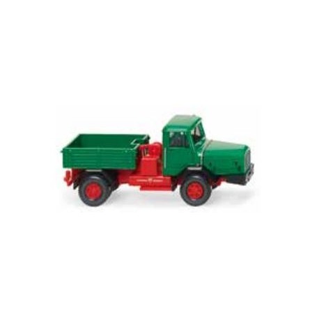 Wiking 49302 Heavy duty tractor unit (Faun) - mint green