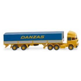 Wiking 51703 Flatbed tractor-trailer (Iveco) "Danzas"