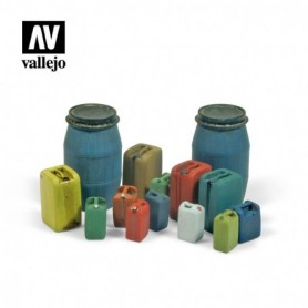 Vallejo SC211 Assorted Modern Plastic Drums (no. 2)