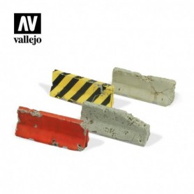 Vallejo SC215 Damaged Concrete Barriers