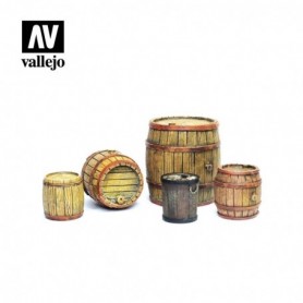Vallejo SC225 Wooden Barrels