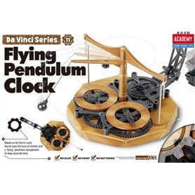 Academy 18157 Leonardo Da Vinci Flying Pendulum Clock