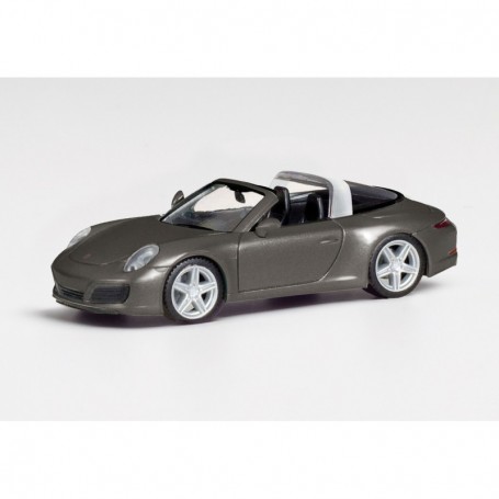 Herpa 038867-002 Porsche 911 Targa 4, agate grey metallic