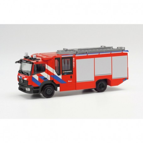 Herpa 096836 Mercedes-Benz Atego 13 Ziegler Z-Cab "Brandweer" (Niederlande Zevenaar)
