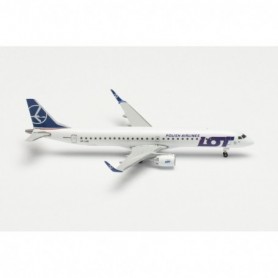 Herpa Wings 536325 Flygplan LOT Polish Airlines Embraer 195 - SP-LND