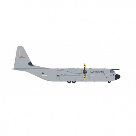 Herpa Wings 572194 Flygplan Luftwaffe Lockheed Martin C-130J-30 Super Hercules - 55+01