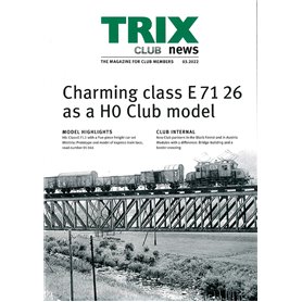 Trix CLUB032022 Trix Club 03/2022, magasin från Trix, 23 sidor i färg, Engelska
