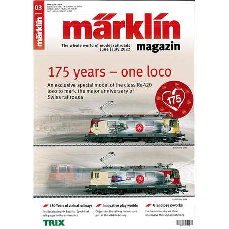 Märklin 374542 Märklin Magazin 3/2022 Engelska