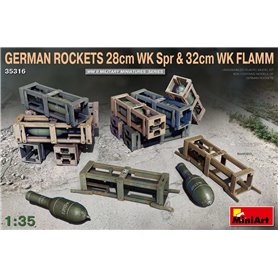 MiniArt 35316 German Rockets 28 cm WK Spr and 32 cm WK Flamm