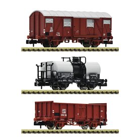Fleischmann 880909 3 piece set: Goods wagons, FS