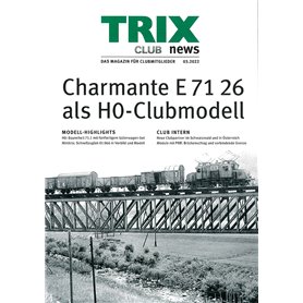 Trix CLUB032022T Trix Club 03/2022, magasin från Trix, 23 sidor i färg, Tyska