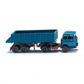 Wiking 67709 Rear tipper semi-truck (MB) azure blue