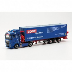 Herpa 315432 MAN TGX GM Hammar container trailer "Bobe Spedition" (Nordrhein-Westfalen Bad Salzufflen)