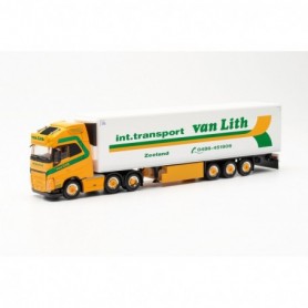 Herpa 315456 Volvo FH Gl. XL 2020 6x2 refrigerated box semitrailer "Van Lith" (Niederlande Zeeland)