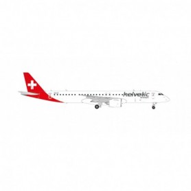 Herpa Wings 572286 Helvetic Airways Embraer E195-E2 - HB-AZI