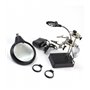 Artesania 27022-3 Third Hand with 3 Magnifying Glasses and 5 LED Lights