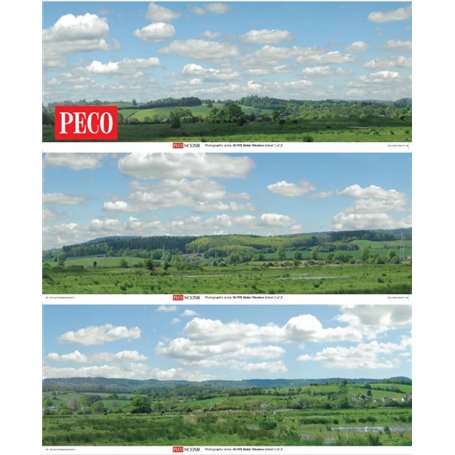 Peco SKP-05 Background Water Meadow (2400mm x 333mm)