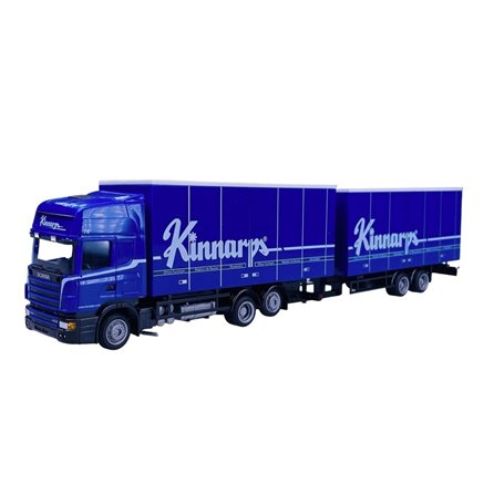 AWM 75979 Scania "4" Topline Box tandem trailer "Kinnarps"