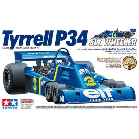 Tamiya 12036 Tyrell P34 Six Wheeler Formula 1