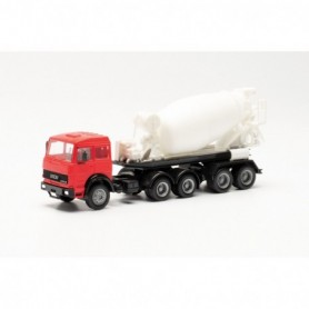 Herpa 315630 Iveco Unic concrete mixer truck, red white