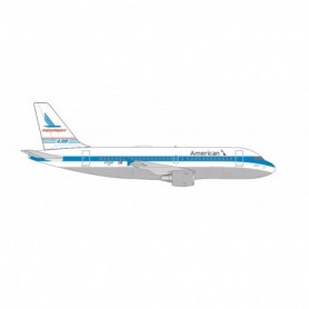 Herpa Wings 536615 Flygplan American Airlines Airbus A319 - Piedmont Heritage livery - N744P "Piedmont Pacemaker"