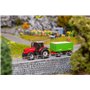 Faller 161588 MF Tractor with wood chips trailer (WIKING)