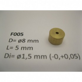 Micromotor F005 Flywheel, brass, 8 mm x 5 mm x 1,5 mm 1 st