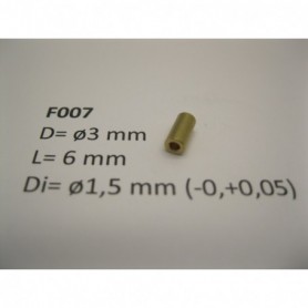 Micromotor F007 Flywheel, brass, 3 mm x 6 mm x 1,5 mm 1 st