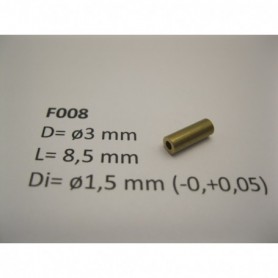 Micromotor F008 Svänghjul, mässing, 3 mm x 8 mm x 1,5 mm, 1 st