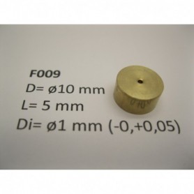 Micromotor F009 Svänghjul, mässing, 10 mm x 5 mm x 1 mm , 1 st