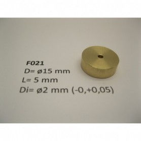 Micromotor F021 Flywheel, brass, 15 mm x 5 mm x 2 mm 1 st