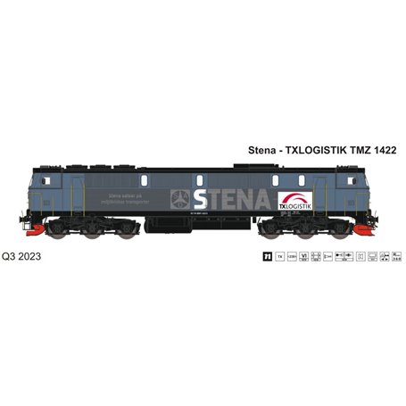 Dekas DK-8750531 Diesellok Stena - TXLOGISTIK TMZ 1422 (NOHAB), AC