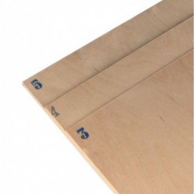 Amati 2316-08 Birch plywood, measure 0.8x400x1220 mm, 1 st