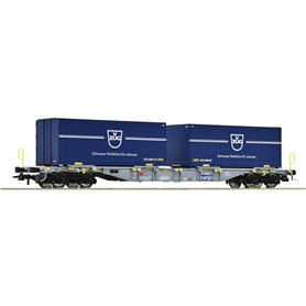 Roco 77343 Containervagn typ Sgnss "VZUG", SBB