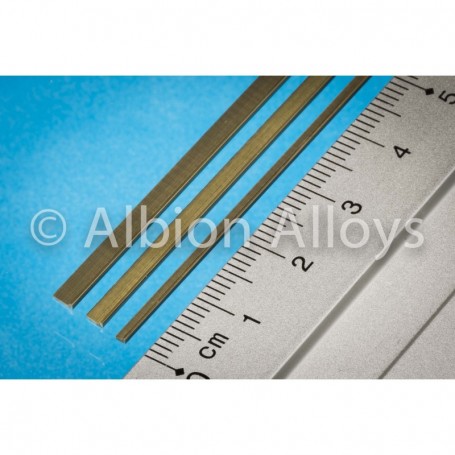 Albion Alloys A2 Brass Angle 2 x 2 mm, 1 pieces