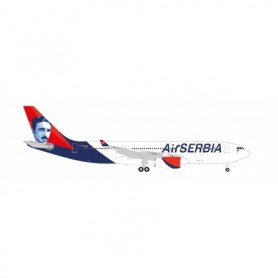 Herpa Wings 536578 Flygplan Air Serbia Airbus A330-200 -YU-ARB "Nikola Tesla"