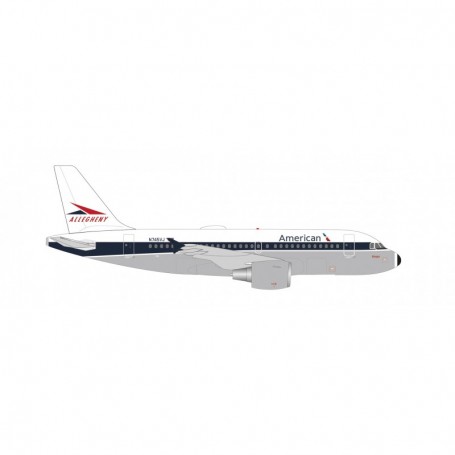 Herpa Wings 536608 Flygplan American Airlines Airbus A319 - Allegheny Heritage livery - N745VJ