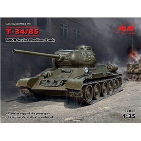 ICM 35367 Tanks WWII Soviet Medium Tank Т-34-85