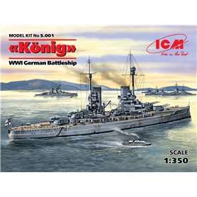 ICM S001 Skepp WWI German Battleship "König"