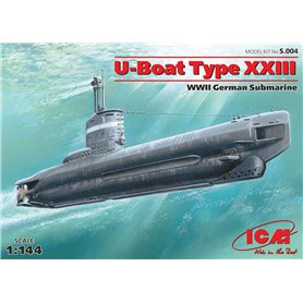ICM S004 Ubåt U-Boat Type XXIII WWII German Submarine
